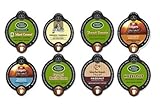 40 Count - Flavored Coffee VUE Cups Variety Pack (GM Island Coconut, Folgers Caramel Drizzle, Van Houtte French Vanilla, GM Caramel Vanilla Cream, GM Hazelnut, GM French Vanilla, Folgers Vanilla Biscotti & Gloria Jean's Hazelnut)