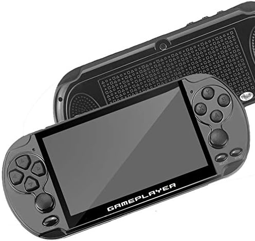 Pocket Game Console X9PSP Dual Rocker Handheld Game Console 5.1-inch Large Screen, 1W 64-bit GBANESFC Arcade Children's Fashion Game Console