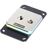 Dracaena.io CPU Water Block for AM5/AM4, Metal Top, Black, 5V ARGB, Copper | Fits any G1/4 custom loop &middot; Also fits AM3/AM3+ and AM2/AM2+ boards &middot; ARGB controller and mounting kit included