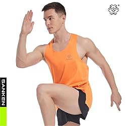 Sanken Men's Seamless Running Tank Tops Ultra