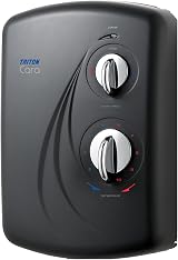 Triton Cara Electric Shower 7.5kW Black Perluso Seville Enrich Madrid 2 view 5