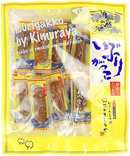 いぶりがっこ 本舗 雄勝野 きむらや いぶりがっこ 薪割り おつまみ 秋田産 燻製 たくあん 個包装 80g 1