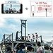 QKK Upgraded 3600Lumens WiFi Projector, Full HD 1080P Supported Mini Projector Tripod Included, Synchronize Smartphone Screen by WiFi/USB Cable, HDMI/AV/USB/TF/Sound Bar/TV Stick Supportedthumb 3
