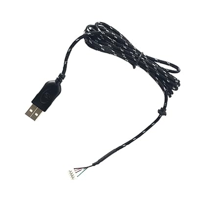 Hzjundasi Ersatz Mäuse USB Kabel Führen Linie Draht für SteelSeries XAI/Sensei/Fnatic/MLG/RAW Maus