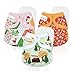 Limited Edition: bumGenius Littles 2.0 Newborn Cloth Diaper with Organic Cotton and Stay-Dry Doubler - Fits Newborns Up to 12 Pounds - Little House in The Big Woods Collection - Set of 3