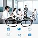 [Upgraded Version] FHD Hidden Camera Eyeglasses, Super Small Surveillance Spy Camera Glasses,Video Recorder,Snapshot,USB Charger Cable