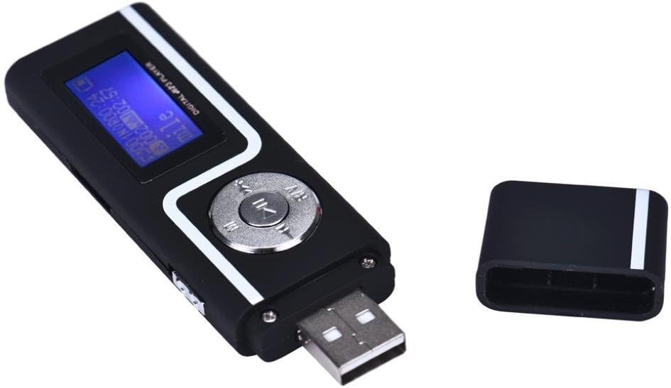 Ouneed 16GB TF Card MP3, Portable USB MP3 Music Player Digital LCD