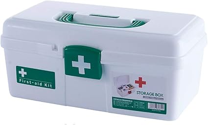 Botiquín LCSHAN Caja de Medicina portátil de Seguridad para ...