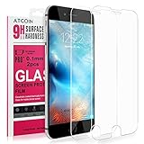 iPhone 6S Screen Protector, ATGOIN Tempered Glass Screen Protector (2016 Release) For iPhone 6 6S [3D Touch Compatible] 0.1mm Screen Protection Case 99% Touch Accurate[Lifetime Warranty](2-Pack) Clear