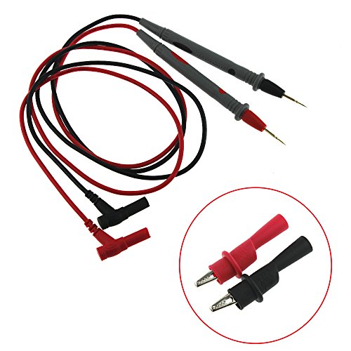 huanban072 Probe Test Lead with Alligator Clips Clamp Cable Digital Multimeter Test + 1000V 20A Test Lead