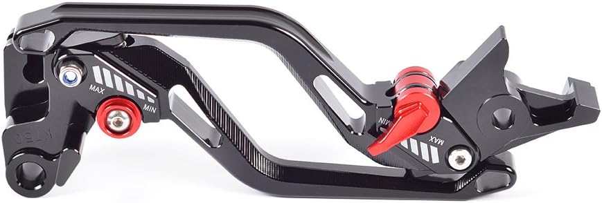 Tencasi Black CNC New Long Rhombus Hollow Adjustable Brake Clutch Lever for Ducati Diavel/Carbon/XDiavel/S 2011-2018, STREETFIGHTER 848 2012-2015, MONSTER 1200 2014