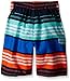 Kanu Surf Boys' Specter Quick Dry UPF 50+ Beach Swim Trunk, Halo Navy/Orange, 5/6