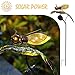 Bee on the Leaf-HAPJOY Garden Solar Lights Outdoor,Metal Solar Pathway LED Decorative Stakes Yard Decor Waterproof for Patio Lawn Walkway