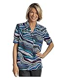 Donnkenny Printed Campshirt, Multi Dot, 2X