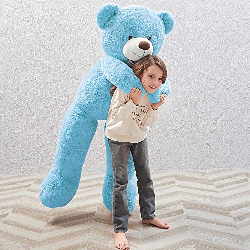 MaoGoLan Giant Blue Teddy Bear Big Blue Teddy Bears Stuffed Animals for