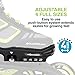 Rollerblade Spitfire XT Boy's Adjustable Fitness Inline Skate, Black and Lime, Junior, Youth Performance Inline Skates