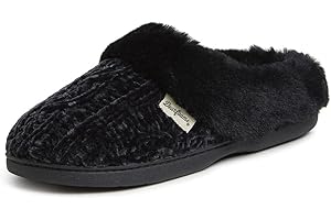 Dearfoams Women's Claire Textured Knit Clog Slipper