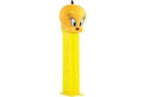 ARMONA TRADING LTD PEZ Looney Tunes pez dispenser Refillable Collect Them All Daffy Duck Tweety Bugs Bunny (Tweety Pie, One Size)