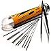 3D Printer Nozzle Cleaning Kit - 0.4mm Needles and Tweezers Toolkit - Stainless Steel Nozzle Cleaning Tool Kit - Alternative for 0.4mm Drill Bits for 3D Printer - Set of 11 primary