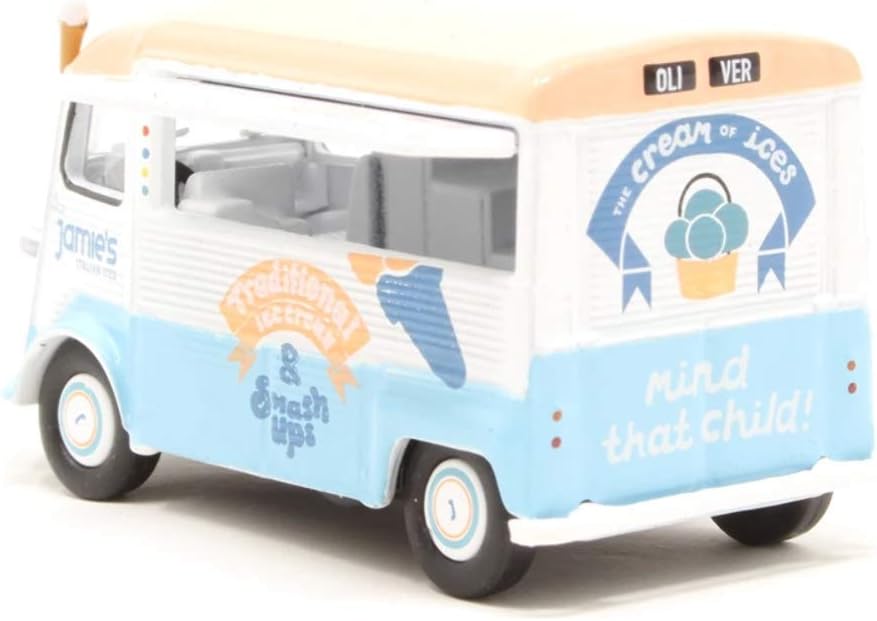 Oxford Diecast 1:76 Citroen H Catering Van Collectable model 76CIT001, Frothy Pink, Pale Blue, White, Silver, Medium - Image 3