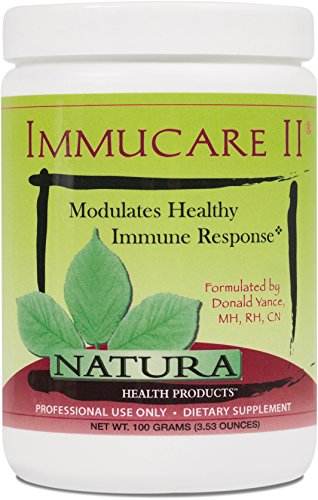 Natura Health Products - Immucare II - Modulates Healthy Immune Response - 100 Grams (3.53 Ounces) Powder Natura Health Products - Immucare II - Modulates Healthy Immune Response - 100 Grams (3.53 Ounces) Powder