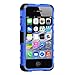 Korecase Phone Case for iPhone Samsung Cell Phone, Armor Heavy Duty Protection Rugged Dual Layer Hybrid Shockproof Case Protective Cover (i4 Blue)