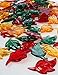 Package of 200 Fall Acrylic Mini Leaves - Great Autumn Table Scatters