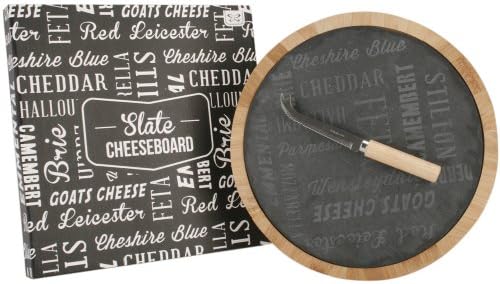 Slate Cheese Board and Knife Set