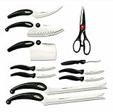 Miracle Blade III 91m3rbxst2 Perfection Series 11-piece Cutlery Set + Miracle Blade III Wood Cutting Board