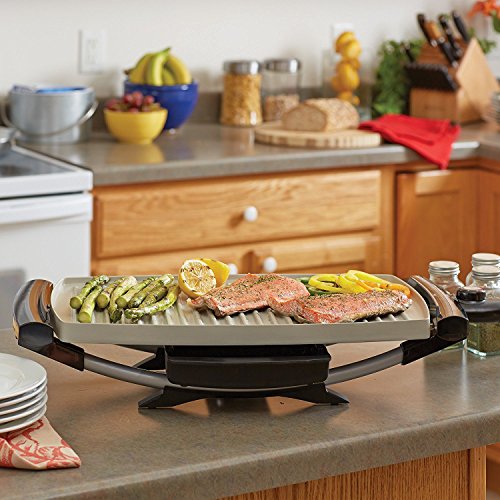 Foreman GFO201R Indoor/Outdoor Electric Grill The Home Kitchen