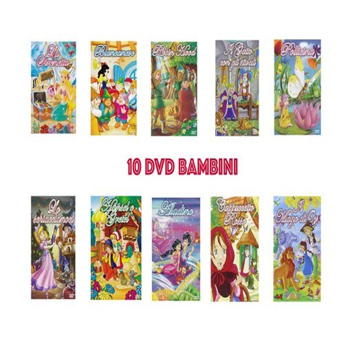 Offerta 10 Dvd Le Fiabe Piu Famose Buona Animazione Semplice E Adatta A Bambini Eta Prescolare No Walt Disney La Sirenetta Biancaneve Robin Hood Il Gatto Con
