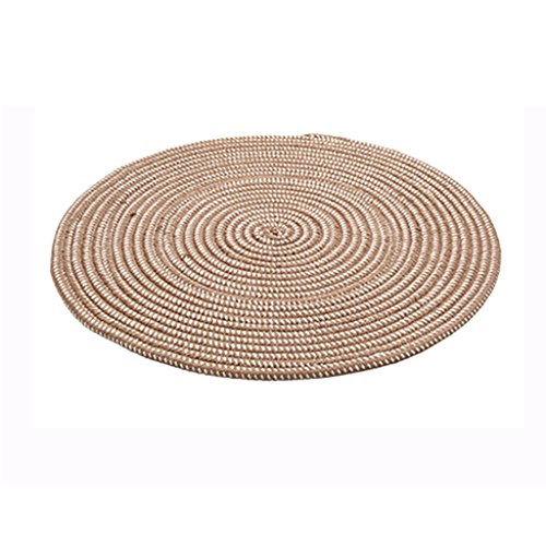 Woven Round Carpet Living Room Bedroom Clubhouse Study Rug