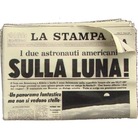 Imán Nevera Imán miniatura Periódico La Impresión Luna Magnet de ...