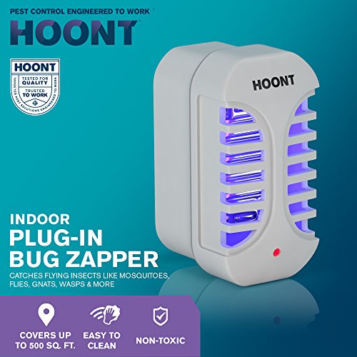 Hoont Plug in Electric Indoor Bug Zapper Fly Zapper Killer Catcher Trap