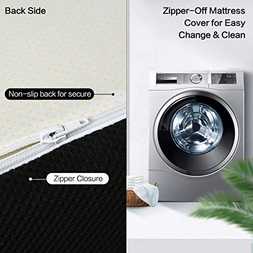 EMONIA Queen Mattress Toppers 12 inch Thick Memory Foam Bed