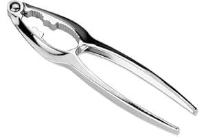 Star 6 pc Heavy Duty Chrome Plated Zinc Alloy Lobster Cracker Nutcracker Lobster Crab/Nut/Seafood Cracker 6-1/4'