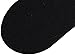 Wool Flat Shoe Insert for Sandals & Sockless Shoes, Comfortable Shoe Insoles with Sweat-Absorbent Natural Fiber & Non-Slip Silicone Grip, Narrow-Cut Shoe Inserts for Women, Black, Size 38 - SoxsolS