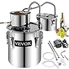 VEVOR Moonshine Still Distiller 12,3 L Alcohol Distiller Moonshine Still 35x35x33 cm Moonshine Wijn Still Distiller…