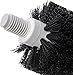 SPARTA 4014600 Plastic Floor Drain Brush, Drain Cleaning Brush With Female Thread For Drain Cleaning, 3 Inches, Black