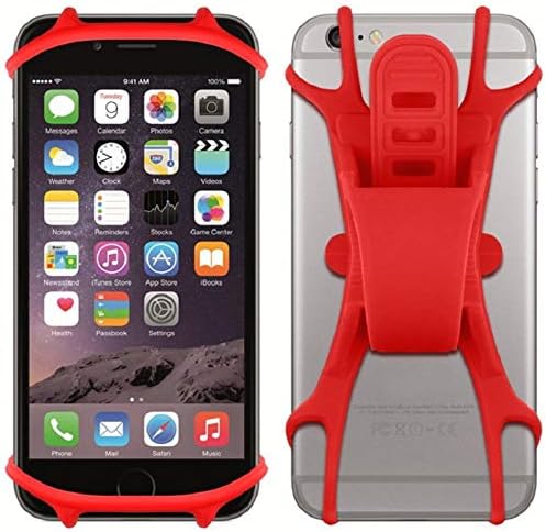 Energys Station Universal Silicone Bicycle Mobile Phone Holder With Rustproof 4 - 5.8 Inch Screen, Shockproof, Suitable for Motorcycle, Scooter, Pushchair