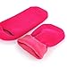 BelleSha Spa Moisturizing Gel Socks For Dry Feet And Ankles - Helps Repair Cracked Skin And Softens Feet (Dark Pink)