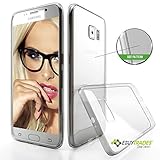 Samsung Galaxy S6 Case Ebtech [Crystal Flex] Case Premium Clear Flexible Soft TPU Material [Scratch Resistant / Anti Yellow-aging / Slim Easy Grip]