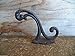 Big Sky Antiques Set of 6 Vintage Style Cast Iron Double Hook Coat Hat Key Rack Hanger
