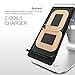 Bestand Aluminum QI Wireless Fast Charger Dock, Silver