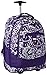 High Sierra Chaser Wheeled Laptop Backpack, Shibori/Deep Purple/White, 20 x 13.5 x 8-Inch