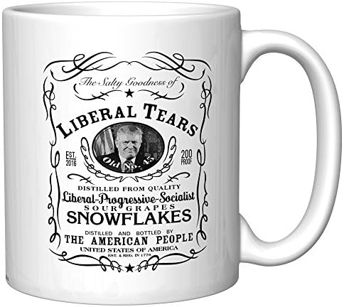 Liberal Tears Coffee Mug With Donald Trump (Old Version)