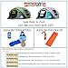 Tents 3-4 Person/People/Man Instant Pop Up Easy Quick Setup, Ventilated [2 Door] [Mesh Window] Waterproof 3 Season Big Family Privacy Dome Tent Shelter for Backpacking Picnic Travel