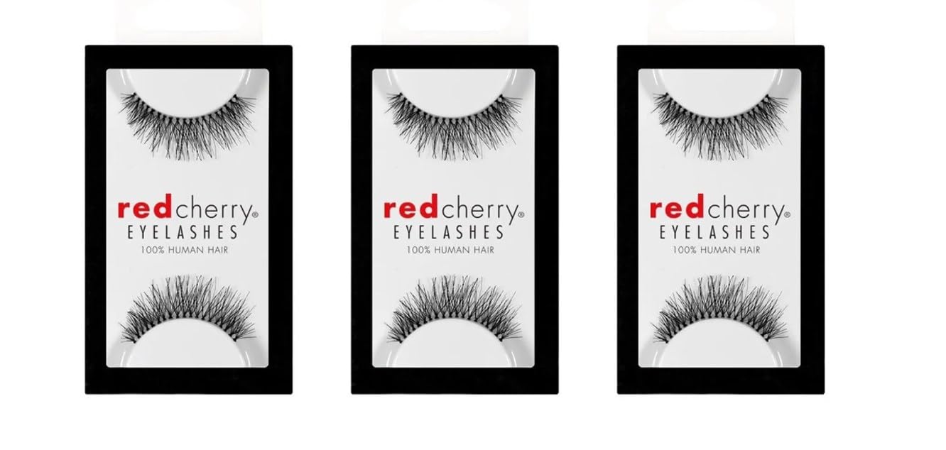 Red Cherry Eyelashes #218 (3 Pairs Pack)