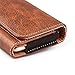 AISCELL Belt Clip Pouch Brown Wallet Leather Case Belt Loop Holster 6.6x3.5x0.6 Inches,Compatible iPhone 11, 11 Pro Max, Xs Max,XR,8 Plus,7 Plus,6 6S Plus,with Hybrid Protective Cover Case 09 Bn