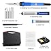7-in-1 Soldering Iron Gun with Adjustable Temperature, KEDSUM 60W Electric Welding Iron Kit with Cleaning Sponge, 5pcs Tips, Desoldering Pump, Solder Wire, Anti-static Tweezers